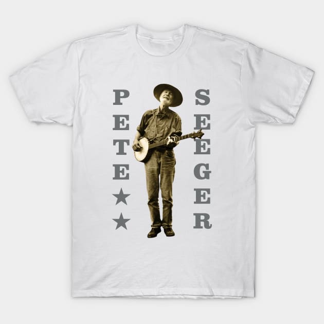 Pete Seeger T-Shirt by PLAYDIGITAL2020